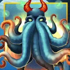 Cthulhu slot logo by KA Gaming at Melbet Casino