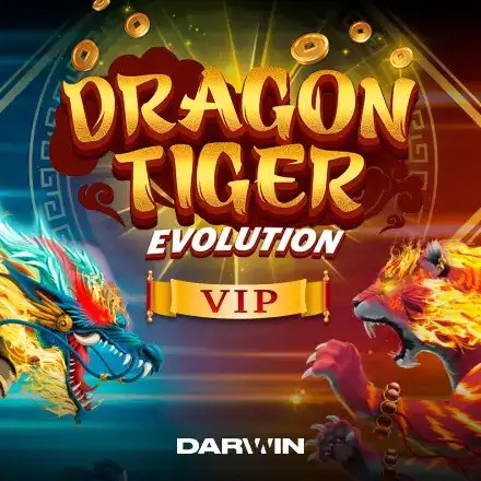 Table Games logo of Dragon Tiger Evolution VIP from Darwin Gaming at Melbet Casino
