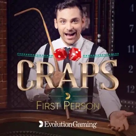 First Person Craps logo by Evolution Melbet Casino