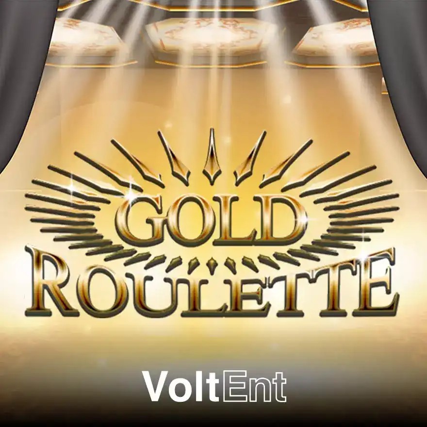 Gold Roulette logo by VoltEnt at Melbet Casino